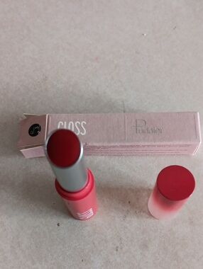Red Lip Gloss Stick - Creamy Red Tint Color #3